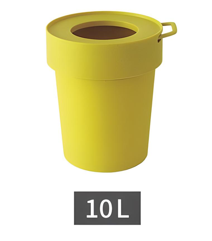 cestino per rifiuti impilabile con coperchio